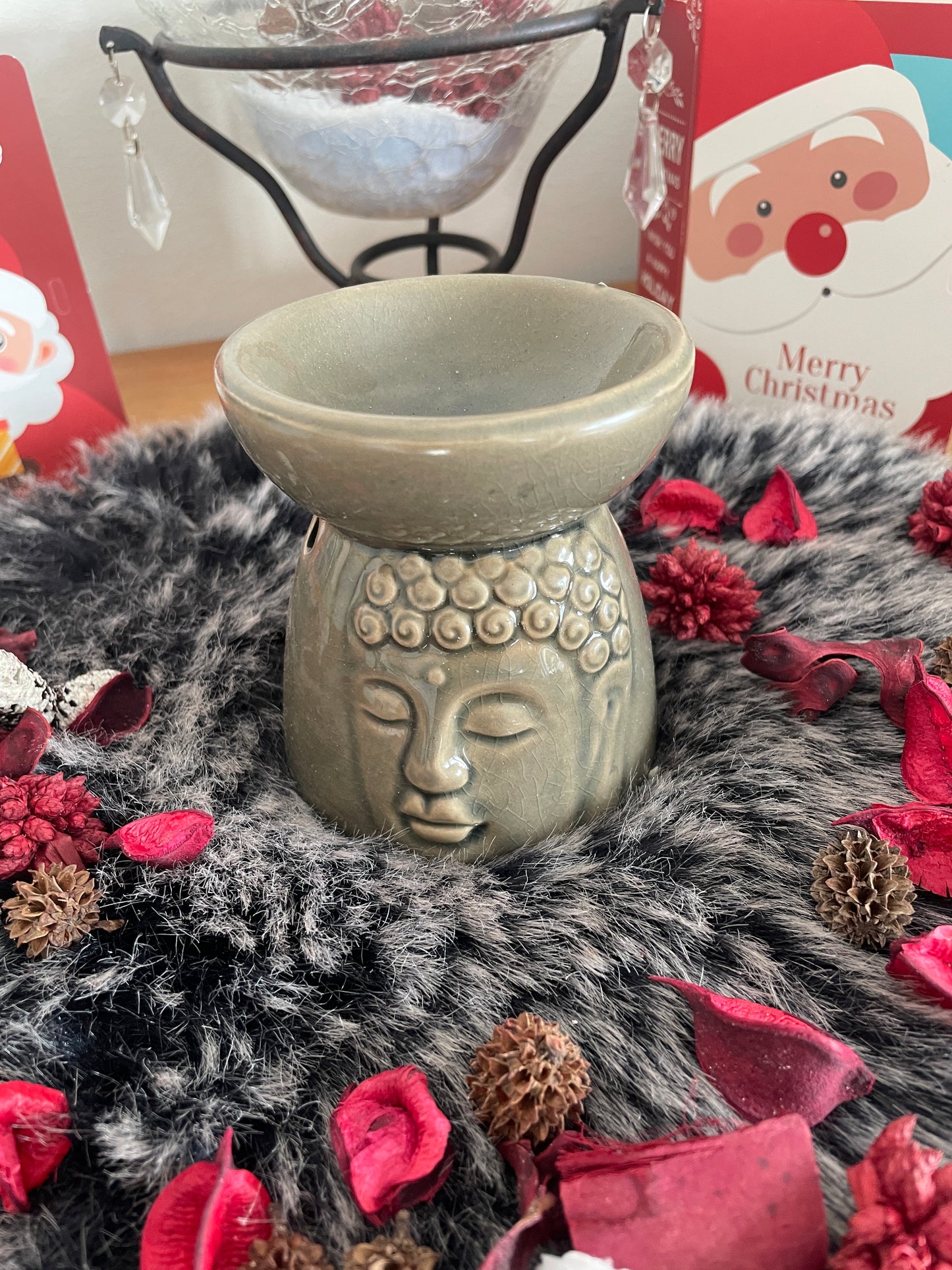 Brûleur céramique Buddha Marron