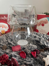 Brûleur à fondant en forme de lampe transparente