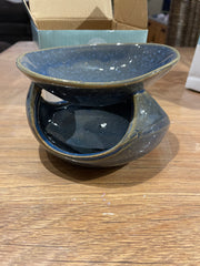 Brûleur abstrait bleu foncé