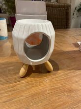 Brûleur trepieds blanc