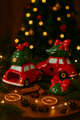 Brûleur voiture de Noël avec sapin