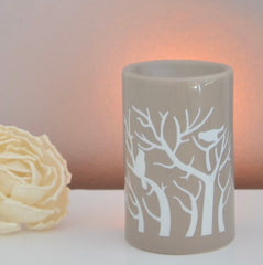 Brûleur arbre nature Gris