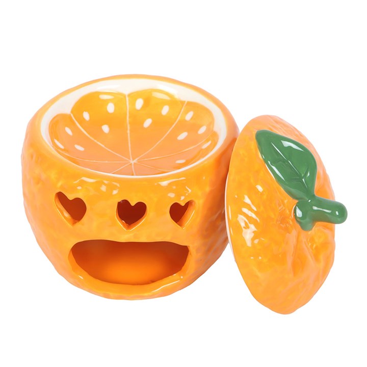 Brûleur à fondant en céramique en forme d'orange
