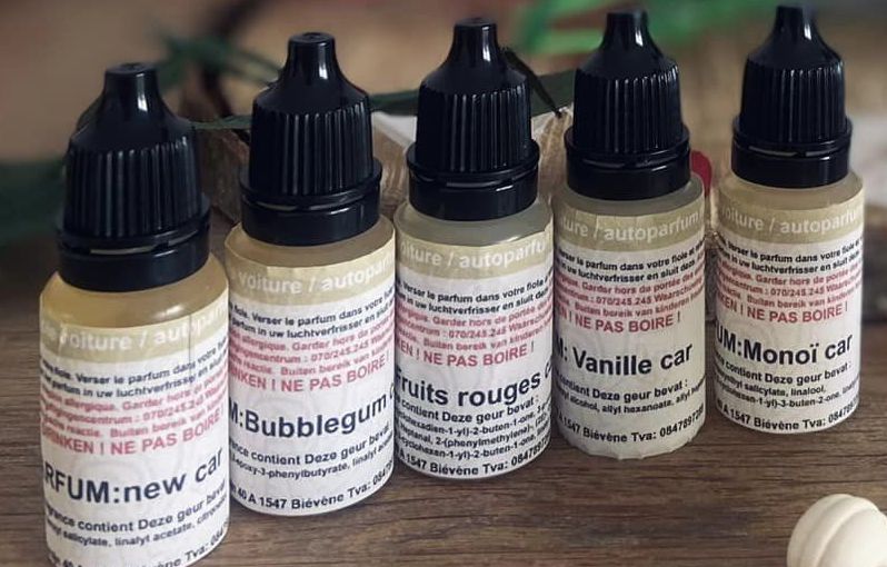 Fiole parfum voiture Recharge Vanille