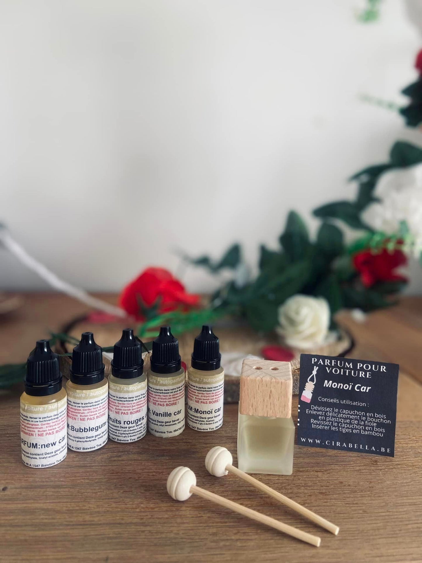 Fiole parfum voiture Fiole new car + recharge