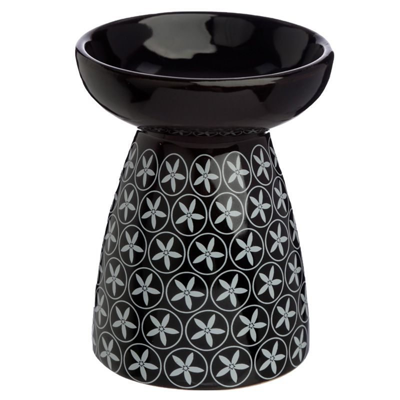 Brûleur fleur géo Noir