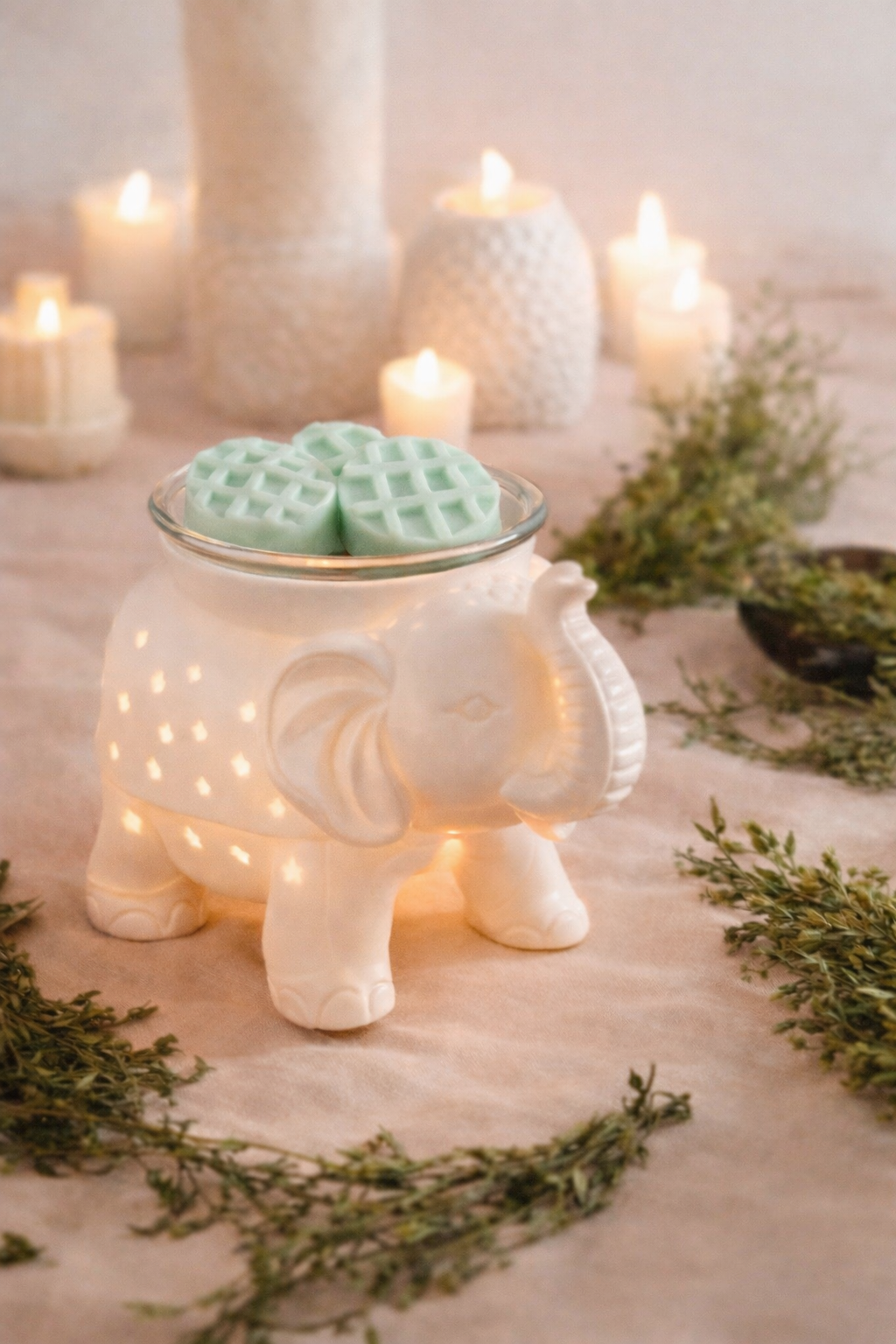 Brûleur céramique éléphant