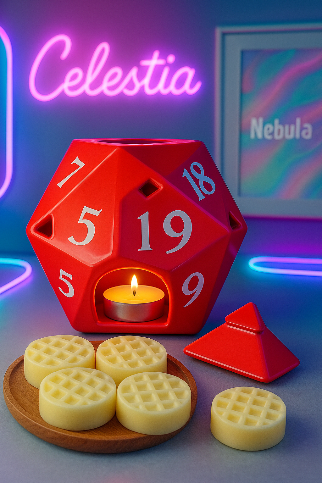 Brûleur en forme de dé