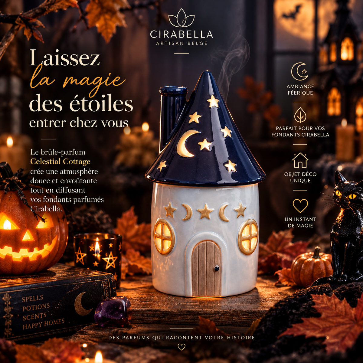 Brûleur maison cottage Céleste
