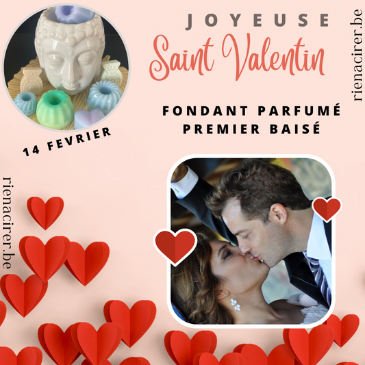Fondant Parfumé Premier Baiser - Senteur Romantique Saint-Valentin