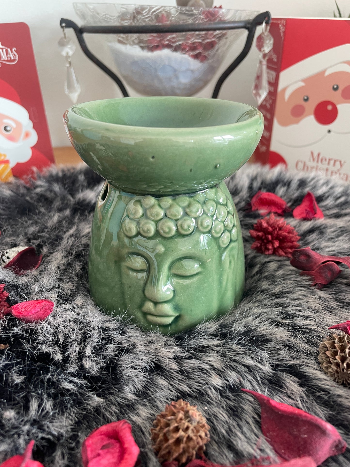 Brûleur céramique Buddha Vert