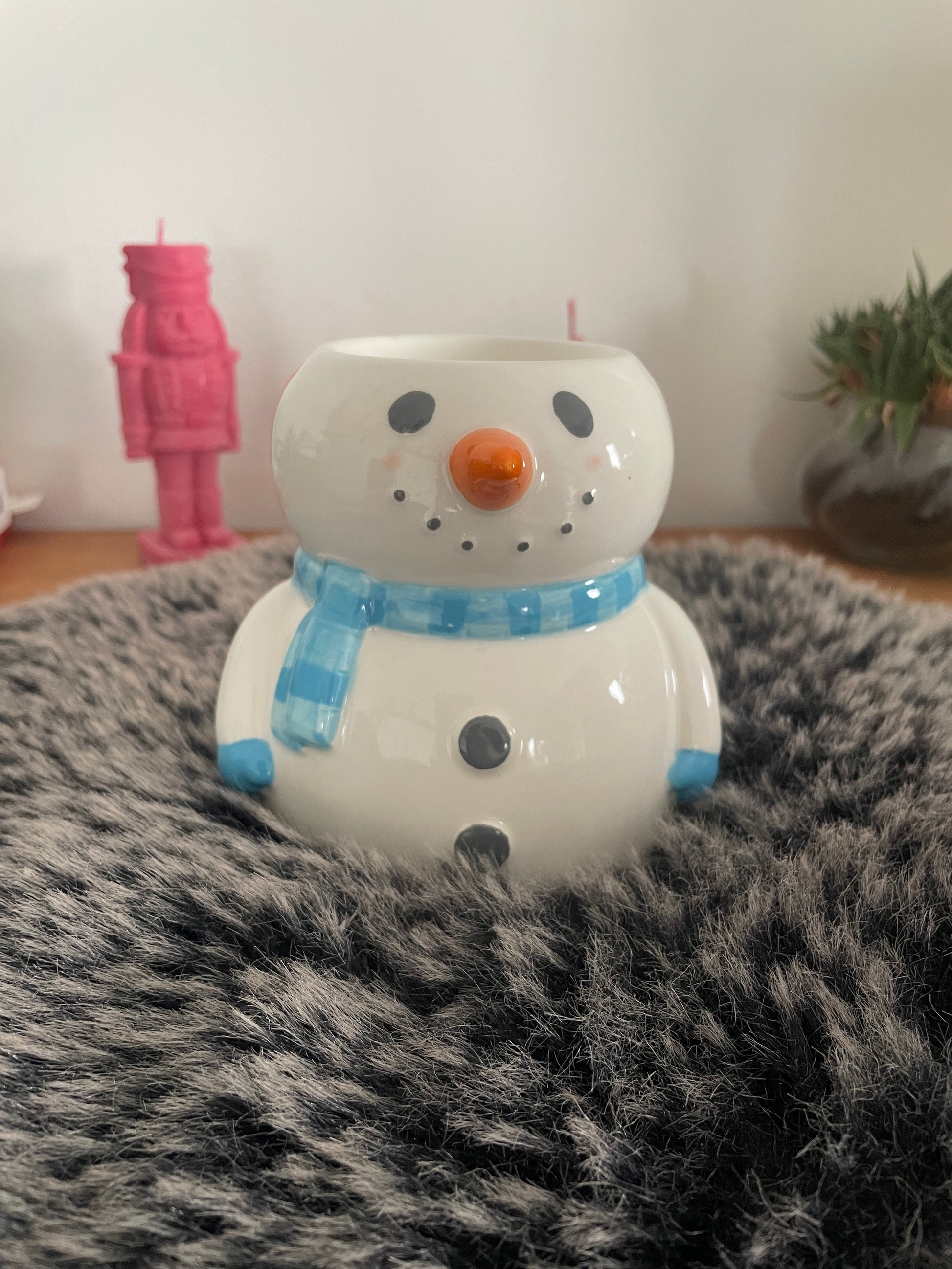 Brûleur bonhomme de neige mignon