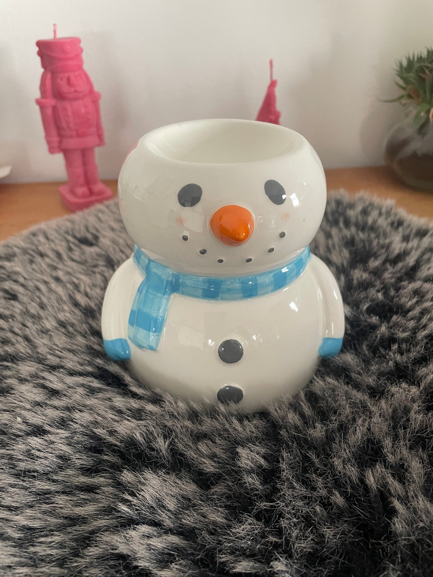 Brûleur bonhomme de neige mignon