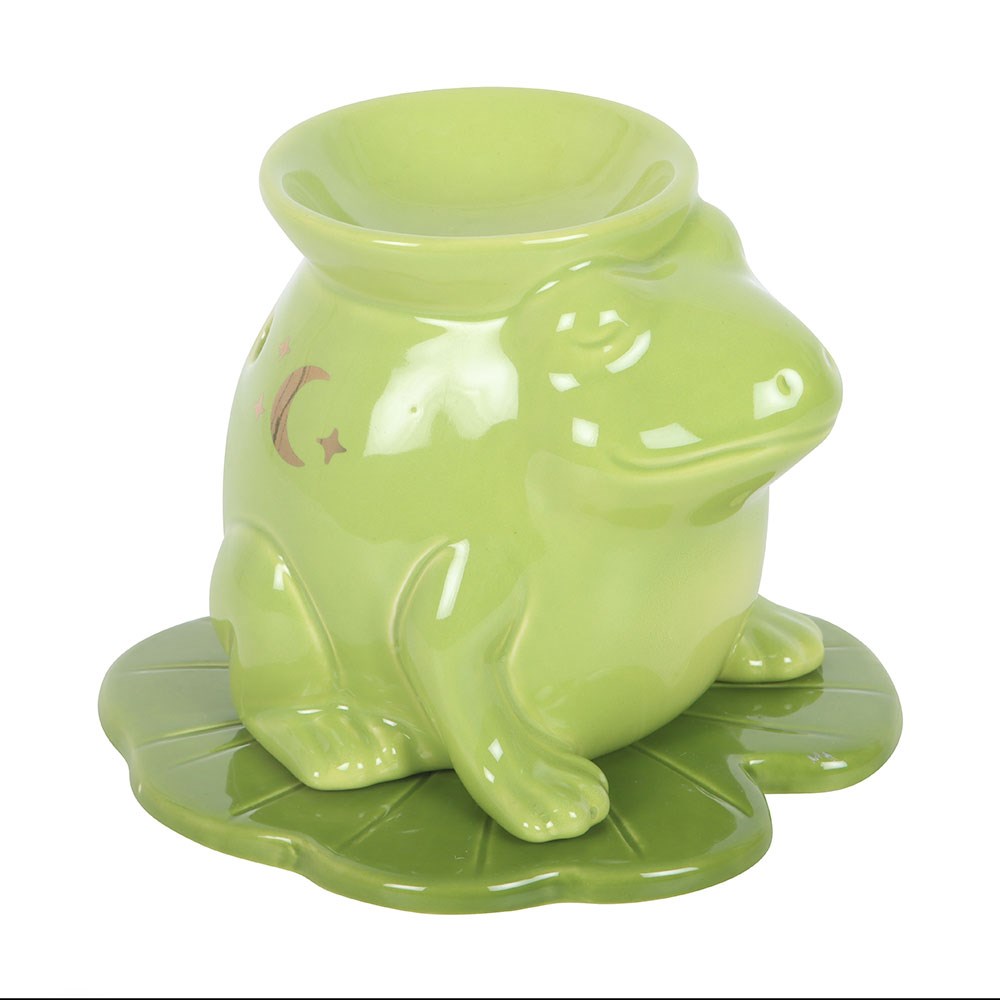 Brûle-parfum Grenouille Luna en céramique