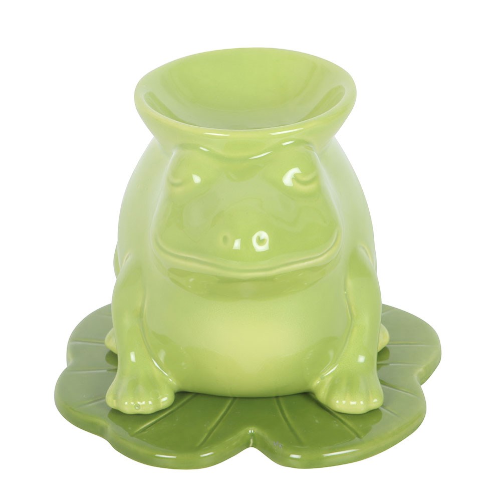 Brûle-parfum Grenouille Luna en céramique