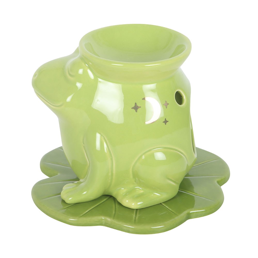 Brûle-parfum Grenouille Luna en céramique