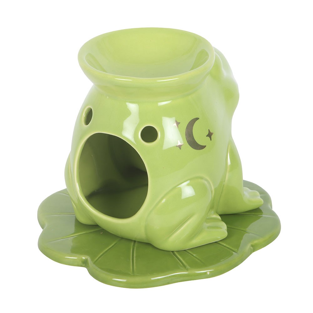 Brûle-parfum Grenouille Luna en céramique