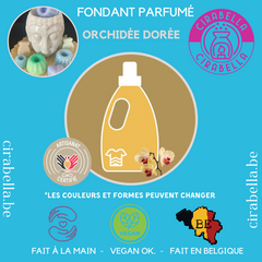 Fondant parfumé golden orchidée