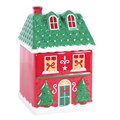 Bruleur maison de noel rouge