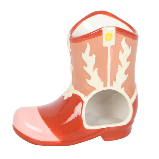 Brûleur à fondant en forme de botte western