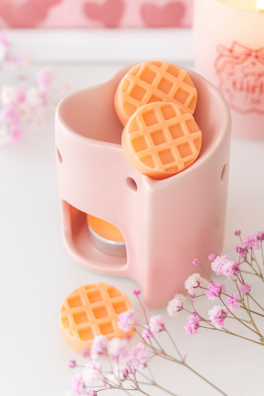 Brûleur coeur rose