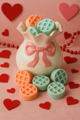 Brûleur noeud blanc et rose