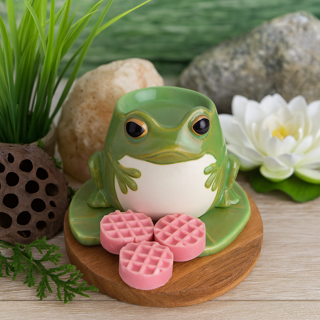 Brûleur en forme de grenouille