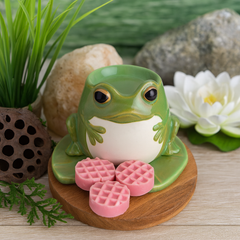 Brûleur en forme de grenouille