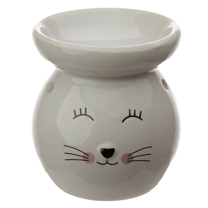 Brûleur chat Blanc