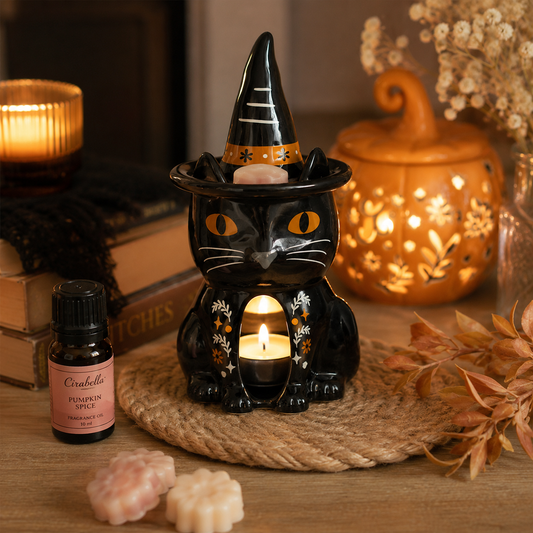 Brûleur chat sorcière