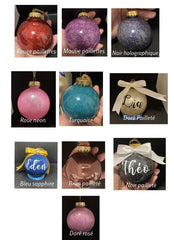 Boule de Noël prénom