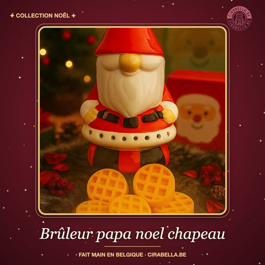 Brûleur papa noel chapeau