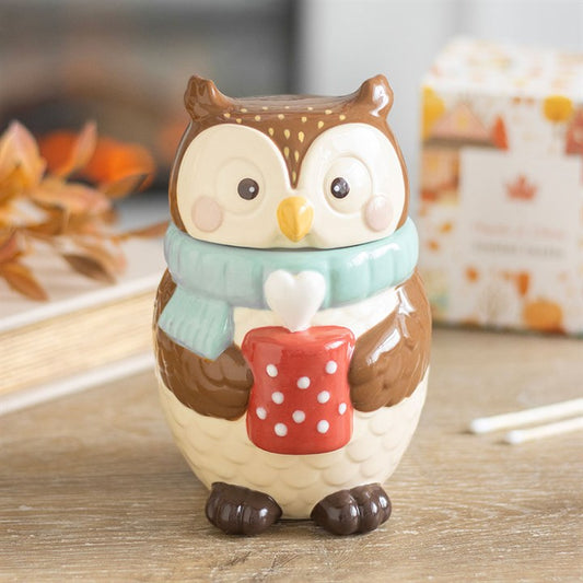 Brûleur Hibou coloré
