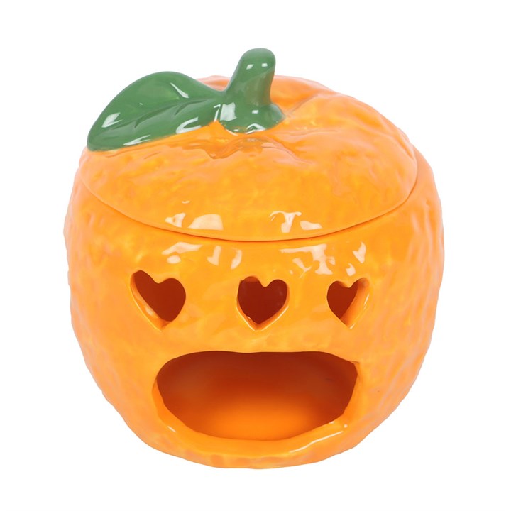 Brûleur à fondant en céramique en forme d'orange