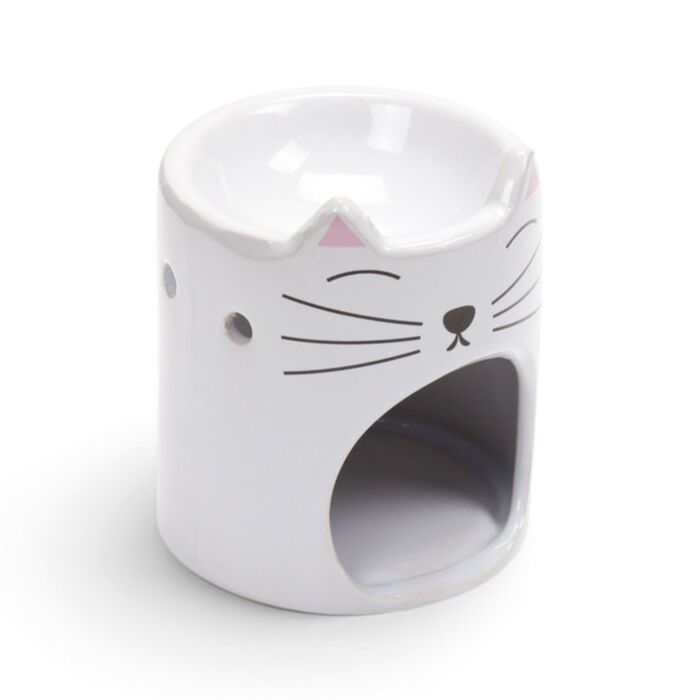 Brûleur petit chat BLANC